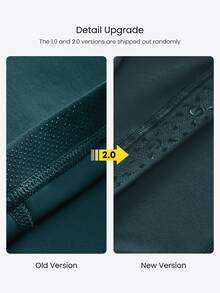 GLOWMODE 4.3" FeatherFit™ Anti-Slip Pocket Bike Shorts Non Front Seam Low Impact Cycling Running Gym Workout - Dark Green - View 10