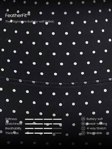 GLOWMODE 4.3" FeatherFit™ Anti-Slip Pocket Bike Shorts Non Front Seam Low Impact Cycling Running Gym Workout - Black and White - View 5