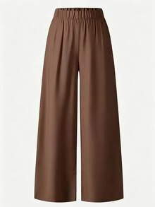 Firerie Kids Firerie Kids Tween Girls' Casual Straight Leg Pants, Suitable For Summer - Brown - View 2
