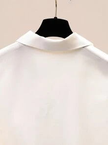 GlowEve Conjunto de 2 piezas de camisa y vestido de tirantes de unicolor casual para mujer - Multicolor - Ver 4