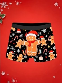 Notgurli Men's Fashion Printed Boxer Briefs, 1pc - Multicolor - View 1