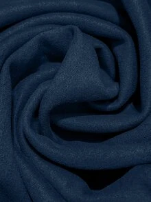 Balvessa Women's Short Suede Jacket With Stand Collar, Premium Style For Spring And Autumn - Royal Blue - View 4