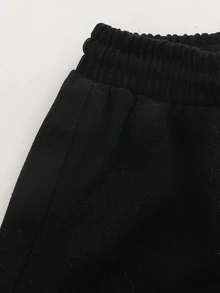 女童牛仔長褲 2026新款 秋季新品 黑色 鬆緊腰帶抽繩設計 寬鬆版型 輕量柔軟牛仔面料 親膚舒適 適合四季穿著 日常穿搭 拍照 購物 外出 度假 多場景穿搭 - 黑色 - 查看 5