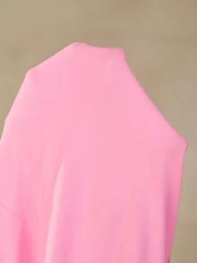 Cheriluna Maternity 优雅孕妇摄影连衣裙，粉色露肩长礼服 - 粉色 - 查看 8