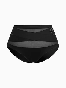 Slumbrini 3pcs/Set Women Plus Size High Waist Briefs, Cross Strap Design, Seamless, Elastic, Soft, Breathable - Multicolor - View 9