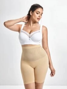 Slumbrini Plus Size Seamless Smooth White Bra For Women, With Underwire, Wide Straps, Comfortable Shaping Lift Bra - White - View 5