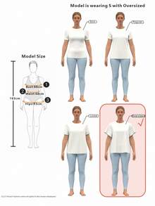 Slaydiva Plus Size Women's Casual Minimalist Cross Graphic Short Sleeve T-Shirt, Summer Suitable For Going Out - White - View 4