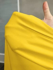 Slaydiva Plus Size Women V-Neck Racerback Camisole Top - Soft Yellow, Casual Streetwear Baselayer Cami With Side Ruched Details Formal Vacation Summer - Yellow - View 8