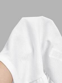 Slaydiva Plus-Size Women's Allover White Summer Ribbed Racer Back Halter Top,Versatile Solid Everyday Basic Streetwear Elegant Tidur Casual For Office Yoga - White - View 10