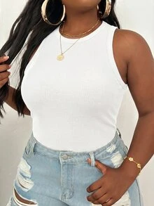 Slaydiva Plus Size Women Solid Color Ruched Slim Fit Versatile Daily Casual Traditional Smart Casual Top Office Birthday Formal White Summer - White - View 5