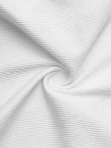 Slaydiva Women's Casual Basic All-Match Racerback Sleeveless Deep V-Neck Rib Knit Camisole Tank Top, White Everyday Daytime Summer - White - View 8