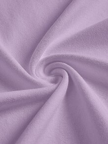 SHEIN BASICS Plus Size Women Solid Color Fitted Casual Básica Traditional Baggy Elegant Versatile Camisole Light Purple Summer Tops Office Vacation Formal - Mauve Purple - View 11