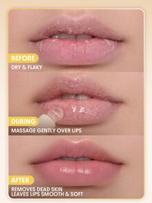 SHEGLAM Jelly Refresh Scrub Bibir Saku-527-Vanilla Shake Merek Kecantikan Kosmetik Makeup Untuk Wanita Dan Anak Perempuan - biji vanili - View 2