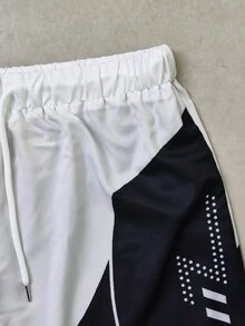 Gym Rark Men's Drawstring Waist Casual Versatile Daily Travel Sports Shorts, Gym - Black - View 6