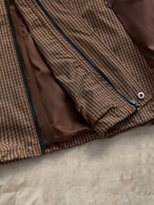 Norleigh Men's Drawstring Hooded Casual Daily Long Sleeve Jacket Fall - Brown - View 7