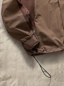 Norleigh Men's Drawstring Hooded Casual Daily Long Sleeve Jacket Fall - Brown - View 6