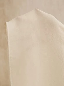 Anewsta Essential 女式高领长袖蝴蝶结衬衫，法式优雅通勤风格上衣 - 香檳色 - 查看 10