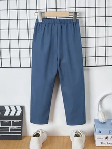 Young Boys Pants - Blue - View 3