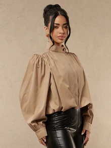 Silquee Women Jackets - Khaki - View 8