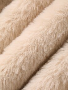 DAZY Women's Loose Street Casual Padded Coat With Fur Lining And Hooded Fur Collar Fall Jacket - Olive Green - View 6