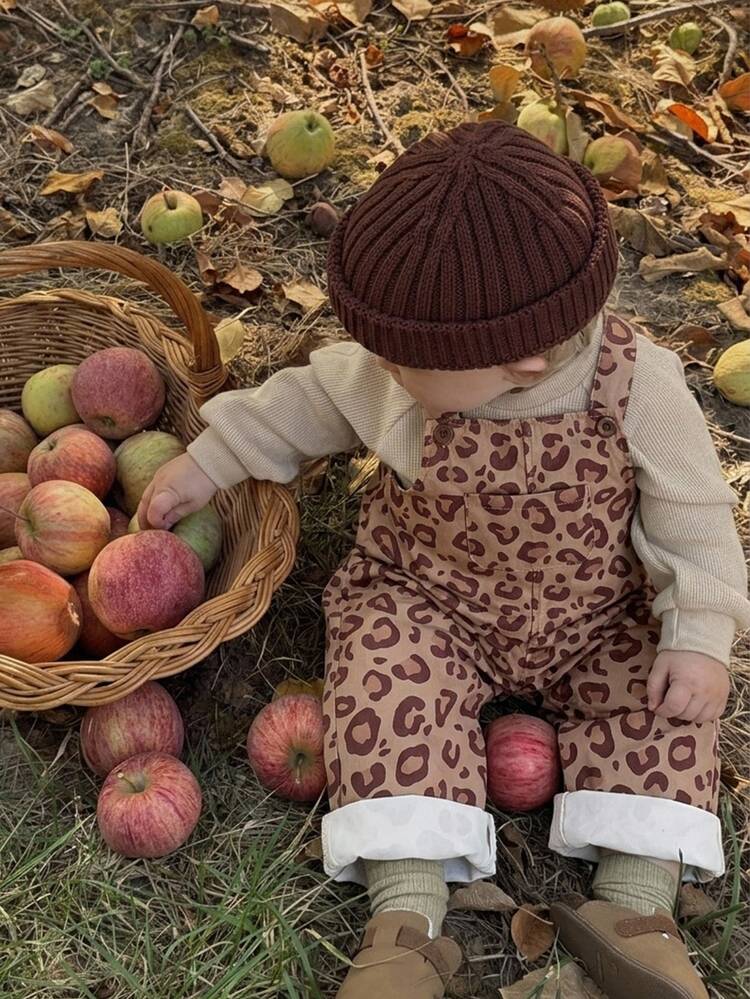 Kids Young Boy/Girl Young Boy Casual Fashion Leopard Print Overall Jumpsuit, Young Boy Summer Clothes Outfit Sets - Multicolor - View 3