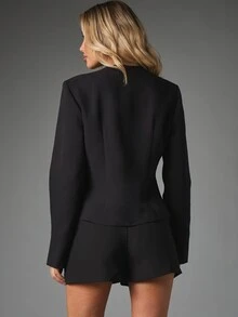 MISSGUIDED Women Blazers - Black - View 3