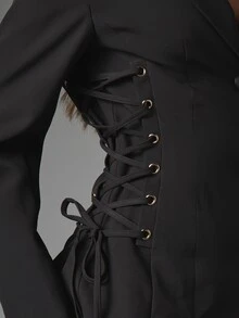 MISSGUIDED Women Blazers - Black - View 2