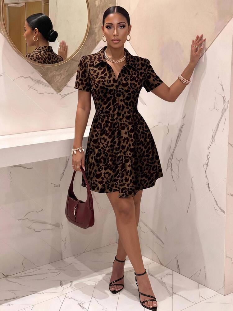 Slaydiva Casual Minimalist Women Mini Dress, Suitable For Summer,Summer Dresses For Women - Multicolor - View 1