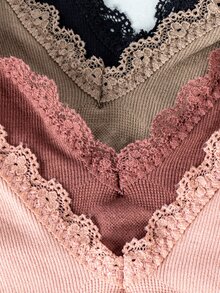 SHEIN Women's 2026 Hot-Selling Fashionable Comfortable Minimalist Solid Color High Quality Maternity Nursing Bras 4pcs/Set - Multicolor - View 13