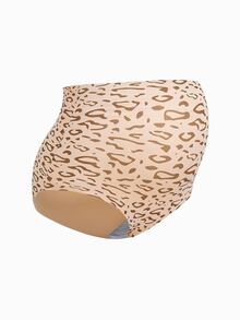 SHEIN 3pcs Pregnant Women High Waist Seamless Leopard Print Underwear Maternity - Multicolor - View 9