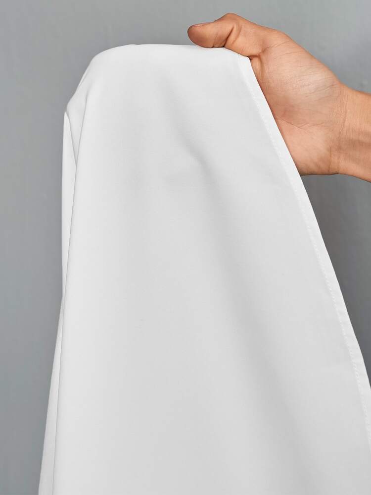 Slaydiva Elegant Sexy V-Neck Halter Long Dress, White, Wedding Style Dinner Ibiza Party Summer - White - View 7