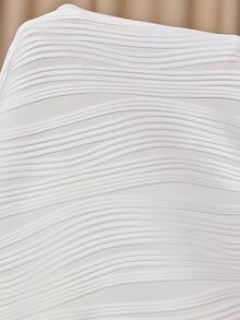 MaterniChic Maternity Solid Color Casual Daily Summer Travel Dress - White - View 6