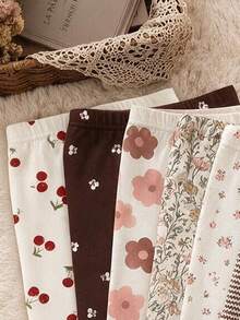3PCS Baby Girls Bottoms Winter - Multicolor - View 3