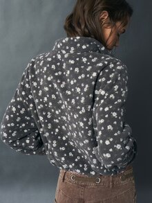 Bohemela Women's All-Over Print Zip-Up Casual Versatile Daily Travel Long Sleeve Jacket - Multicolor - View 8