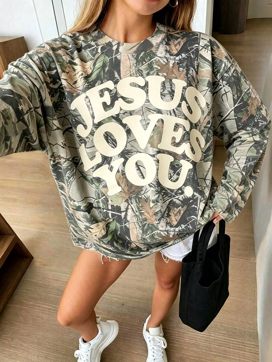 SuriyaCove 女款秋冬基礎條紋拼接拼色圓領長袖上衣,適合返校、旅行與休閒場合 - 彩色 - 查看 1