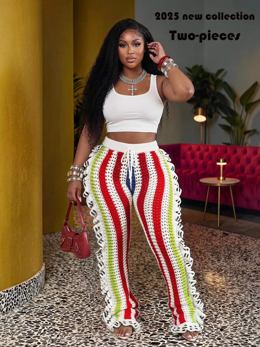 Veslaya Nuevos Lanzamientos de Verano, Vestido de Suéter Talla Grande para Mujer, Vacaciones, Noche, Aeropuerto, Blanco, Sexy