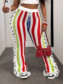 Veslaya Nuevos Lanzamientos de Verano, Vestido de Suéter Talla Grande para Mujer, Vacaciones, Noche, Aeropuerto, Blanco, Sexy - Multicolor - Ver 6