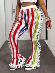 Veslaya Nuevos Lanzamientos de Verano, Vestido de Suéter Talla Grande para Mujer, Vacaciones, Noche, Aeropuerto, Blanco, Sexy - Multicolor - Ver 8