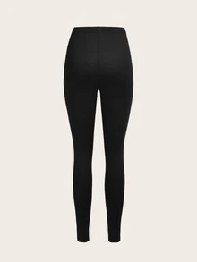 Slaydiva Black Grey Navy Blue Casual Basic Knit Slim Fit Legging Pants For Women Long Style Summer Pilates Gym Fall Sportswear - Multicolor - View 13