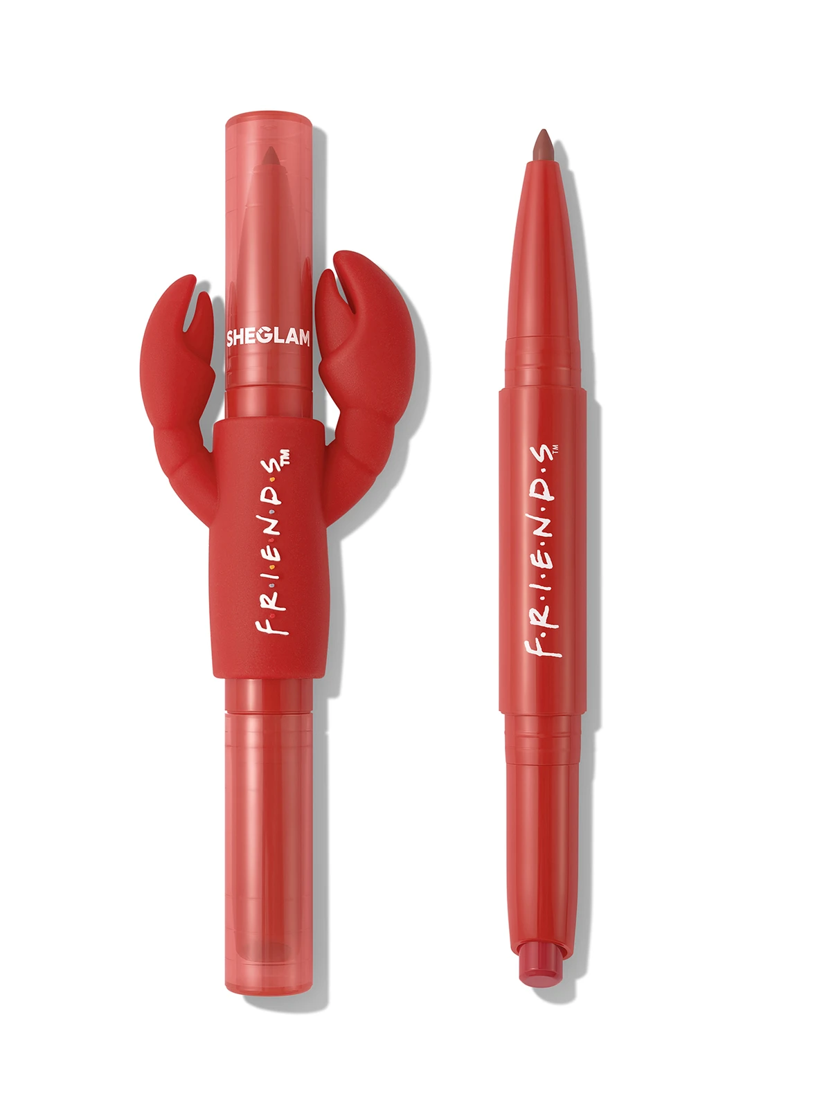FRIENDS™  | SHEGLAM My Lobster Dual-Ended Lip Liner+Lipstick Duo-Phoebe+Mike