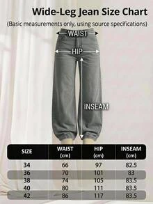EURMUSE 100%Cotton Women's Straight Leg Denim Jeans - Grey - View 5
