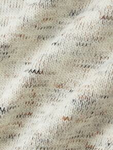 Trelyra Autumn/Winter New Asymmetrical Neckline Long Sleeve Sweater, Versatile For Commuting - Multicolor - View 10