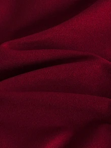 SHEIN 2pcs Toddler Baby Girls Hoodie + Flare Pants Sweet Burgundy Leopard Bow Patchwork Long Sleeve Hooded Regular Birthday Fall Holiday Sweaters Ribbed - Burgundy - View 3