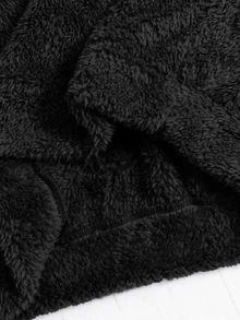 SHEIN Sweatshirt Longgar Berkerudung Lembut dengan Bordir Huruf untuk Anak Laki-Laki Remaja, Cocok untuk Sekolah, Olahraga, Jalan-jalan, dan Pertemuan di Musim Gugur/Dingin, Gaya Serbaguna untuk Semua Acara - Hitam - View 7