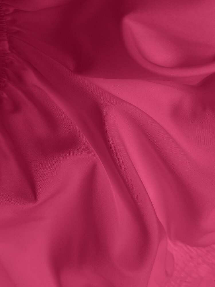 Veslaya Slayr-Plus Front Tie Casual Top, Plus Size, Summer Fall - Hot Pink - View 8