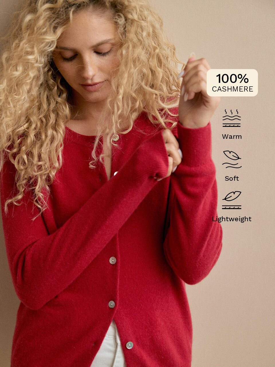 MOTF WOMEN'S AUTUMN/WINTER MINIMALIST SOLID COLOR SINGLE-BREASTED CARDIGAN