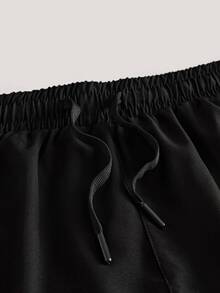 Driftmere Men's Sports Shorts, Quick-Drying And Lightweight, With Towel Loop And Phone Pocket Black Summer - Black - View 5