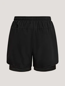 Driftmere Men's Sports Shorts, Quick-Drying And Lightweight, With Towel Loop And Phone Pocket Black Summer - Black - View 4