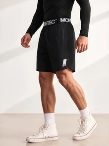 Driftmere Men's Summer Casual Shorts, Outdoor Sports Breathable Quick-Dry Bermuda Shorts Black - Black - View 1