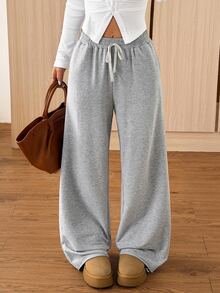SHEIN EZwear 2色針織女款運動衫多件組 - 彩色 - 查看 6